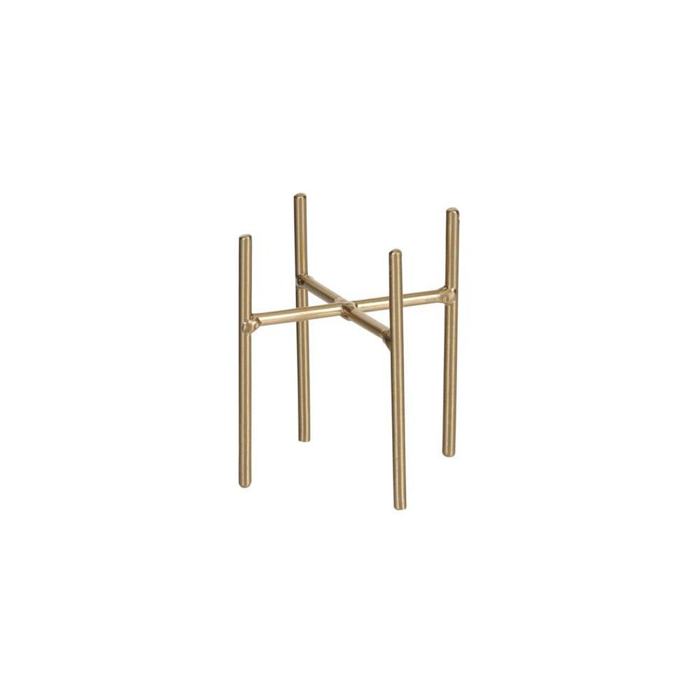 ALZATA METALLO D.8,5 CMH.9,5 CM PORTAPIANTE -ASCOT- ORO