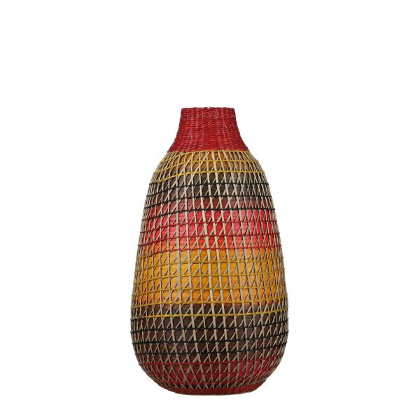 BOTTIGLIA C/PAGLIA D.26CM H.46 CM -YASMIN- MULTICOLOR BOTTIGLIA C/PAGLIA D.26CM H.46 CM -YASMIN- MULTICOLOR