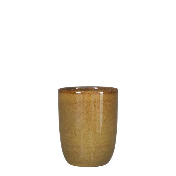 TAZZA CERAMICA D.7,5 CMH.10 CM -TABO- GIALLO OCRA TAZZA CERAMICA D.7,5 CMH.10 CM -TABO- GIALLO OCRA