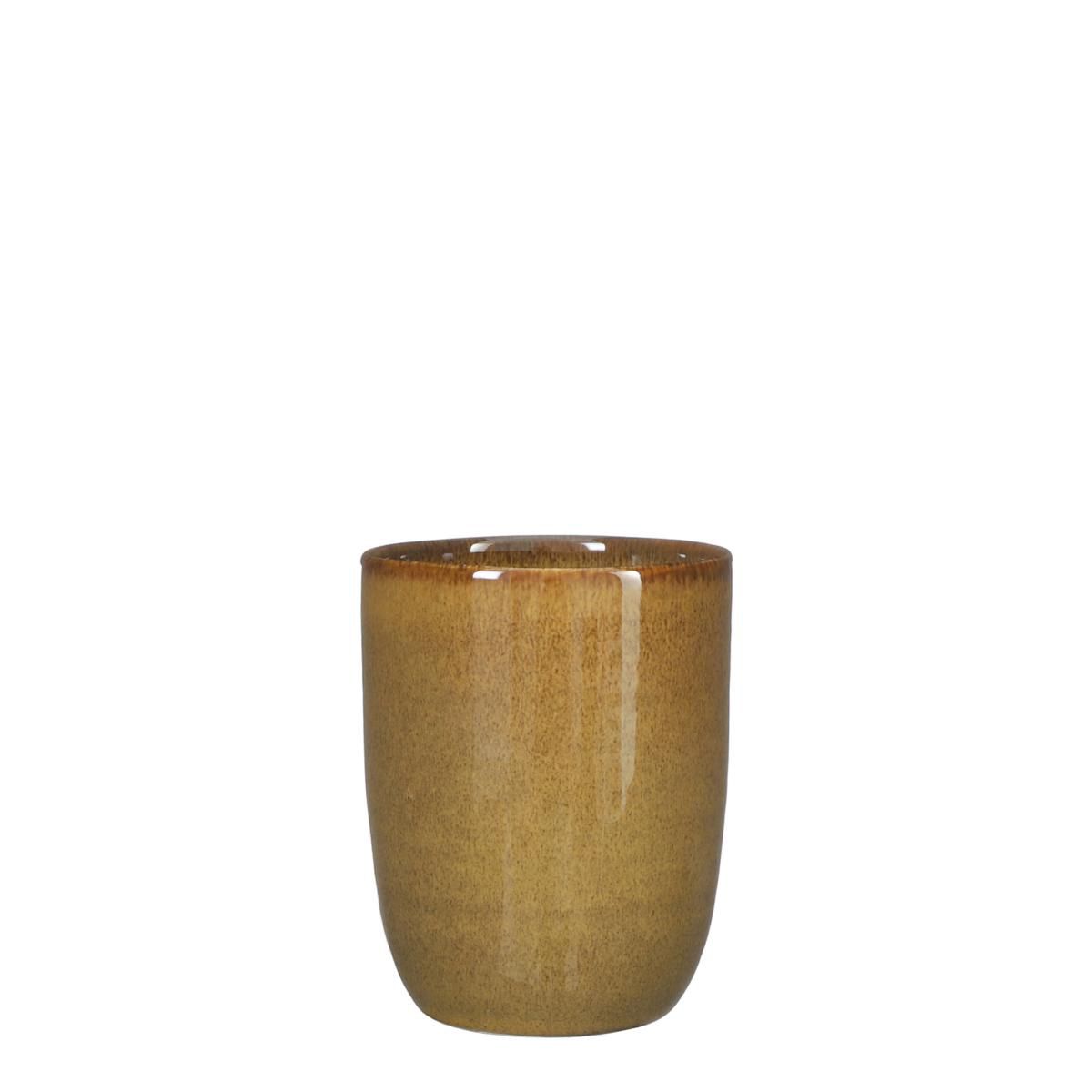 TAZZA CERAMICA D.7,5 CMH.10 CM -TABO- GIALLO OCRA TAZZA CERAMICA D.7,5 CMH.10 CM -TABO- GIALLO OCRA