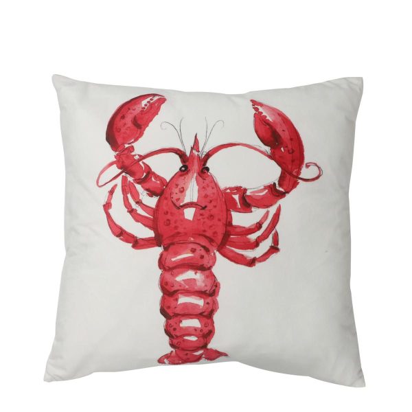 CUSCINO TESSUTO ARAGOSTA 45X45 CM BIANCO CUSCINO TESSUTO ARAGOSTA 45X45 CM BIANCO