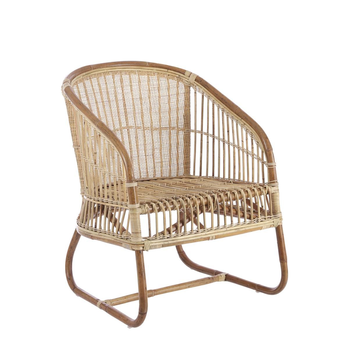 POLTRONA BAMBOO 60X75 CM H.83 CM -BRONTE- NATURALE POLTRONA BAMBOO 60X75 CM H.83 CM -BRONTE- NATURALE