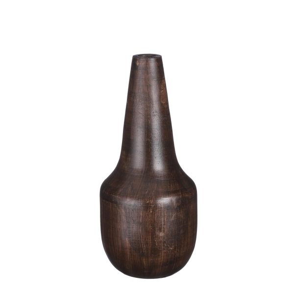 VASO LEGNO D.18 CM H.43CM -PYKE- MARRONE VASO LEGNO D.18 CM H.43CM -PYKE- MARRONE
