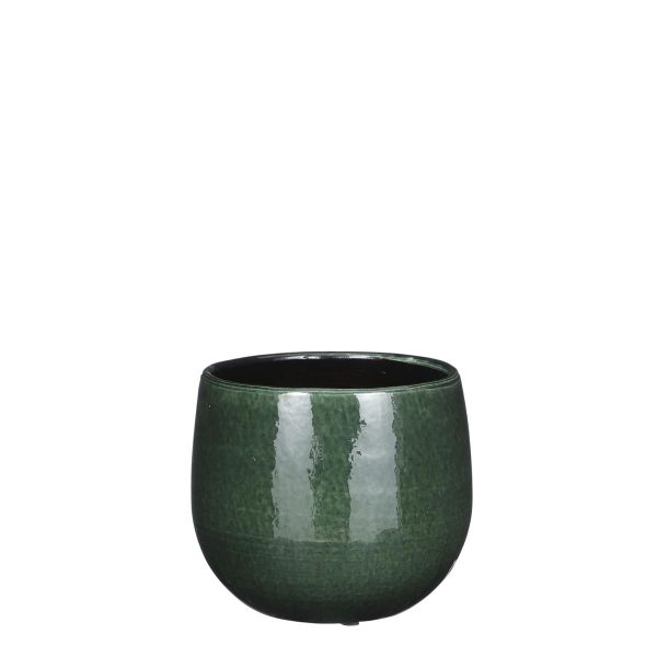 VASO CERAMICA D.16 CM H.14 CM -PABLO- VERDE VASO CERAMICA D.16 CM H.14 CM -PABLO- VERDE