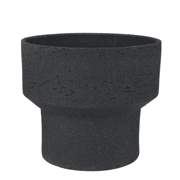 VASO CERAMICA D.37 CMH.32 CM -PIETRA- ANTRACITE VASO CERAMICA D.37 CMH.32 CM -PIETRA- ANTRACITE
