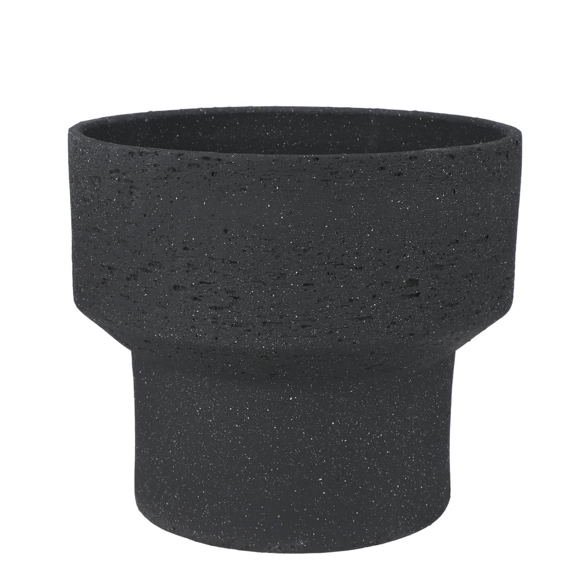 VASO CERAMICA D.37 CMH.32 CM -PIETRA- ANTRACITE VASO CERAMICA D.37 CMH.32 CM -PIETRA- ANTRACITE