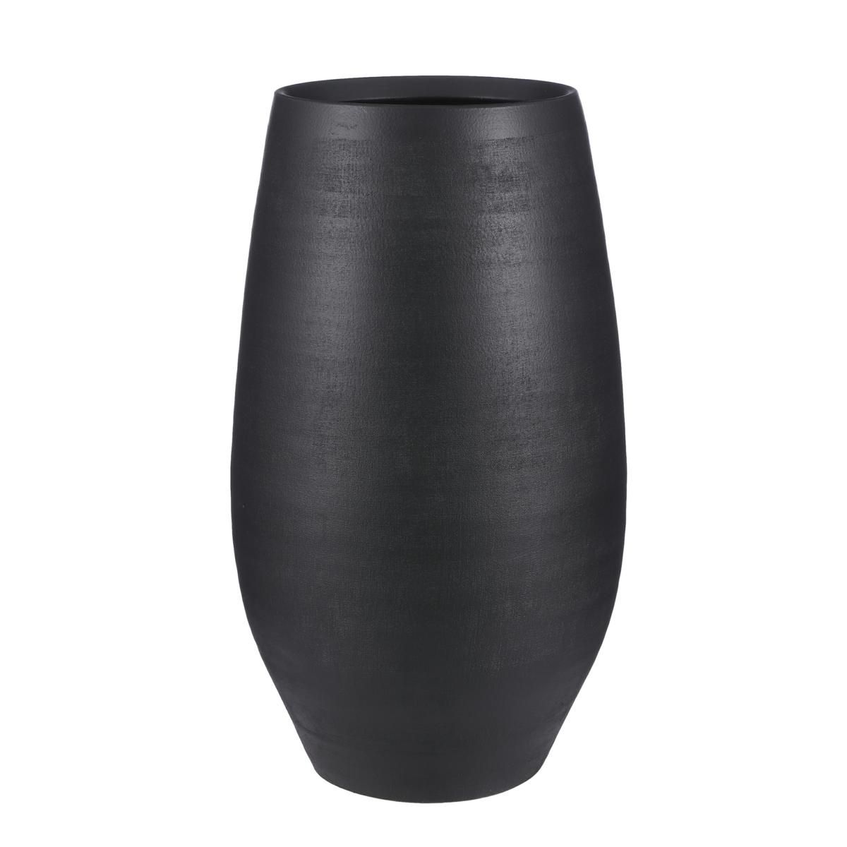 VASO CERAMICA D.29 CM H.50 CM -DOURO- NERO MATT VASO CERAMICA D.29 CM H.50 CM -DOURO- NERO MATT
