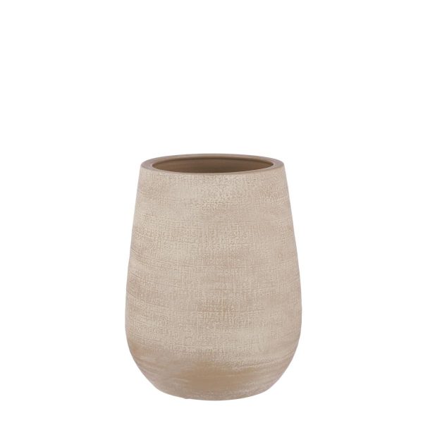 VASO CERAMICA D.25 CM H.30 CM -VICTOR- BEIGE VASO CERAMICA D.25 CM H.30 CM -VICTOR- BEIGE