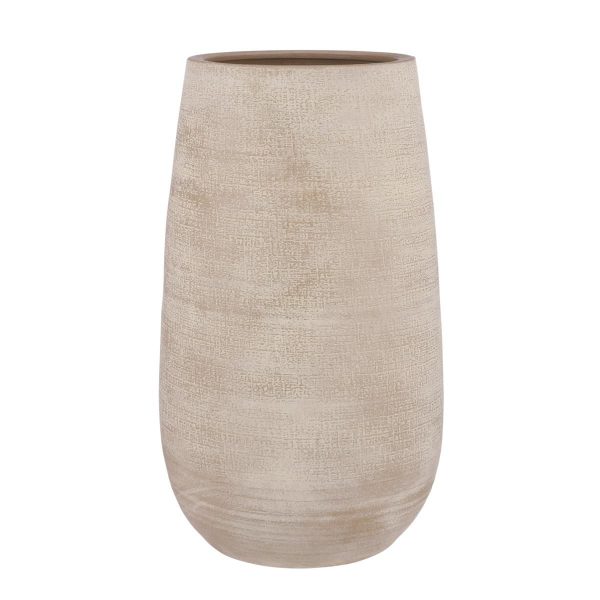 VASO CERAMICA D.29 CM H.50 CM -VICTOR- BEIGE VASO CERAMICA D.29 CM H.50 CM -VICTOR- BEIGE