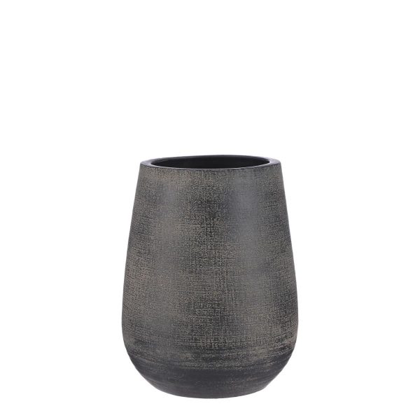 VASO CERAMICA D.25 CM H.30 CM -VICTOR- MARRONE VASO CERAMICA D.25 CM H.30 CM -VICTOR- MARRONE