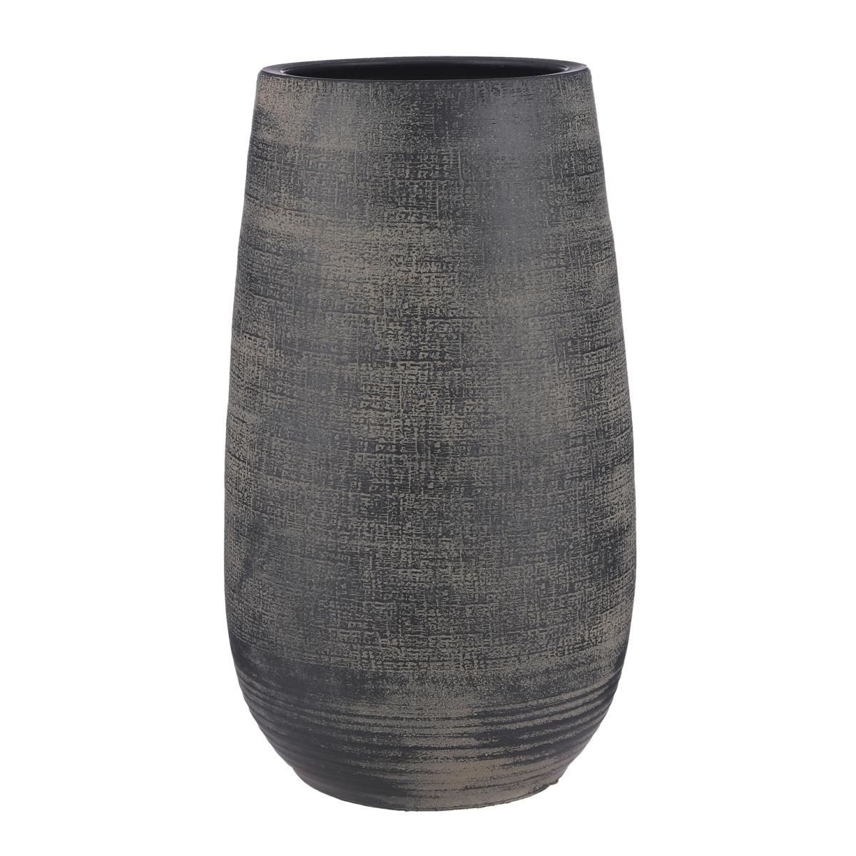VASO CERAMICA D.29 CM H.50 CM -VICTOR- MARRONE VASO CERAMICA D.29 CM H.50 CM -VICTOR- MARRONE