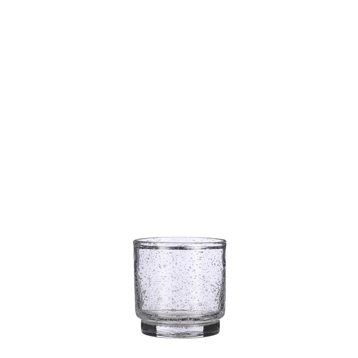 BICCHIERE VETRO D.8,5 CM H.8,5 CM -ADIA- TRASPARENTE