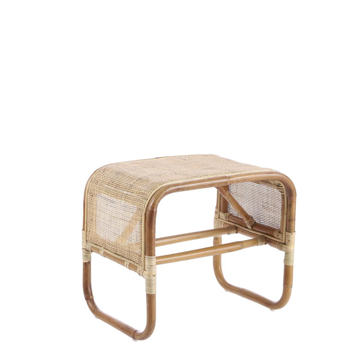 TAVOLO BAMBOO 50X37 CM H.44 CM -BRONTE- NATURALE TAVOLO BAMBOO 50X37 CM H.44 CM -BRONTE- NATURALE