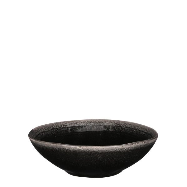 SET 6 BOWL CERAMICA D.20 CM H.6,5 CM -TABO- NERO