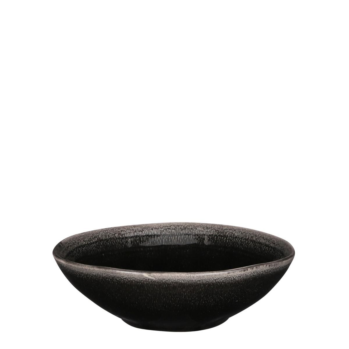 SET 6 BOWL CERAMICA D.20 CM H.6,5 CM -TABO- NERO