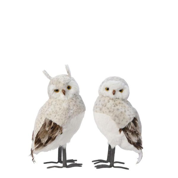 GUFO POLY H.54 CM GRIGIO/BIANCO GUFO POLY H.54 CM GRIGIO/BIANCO