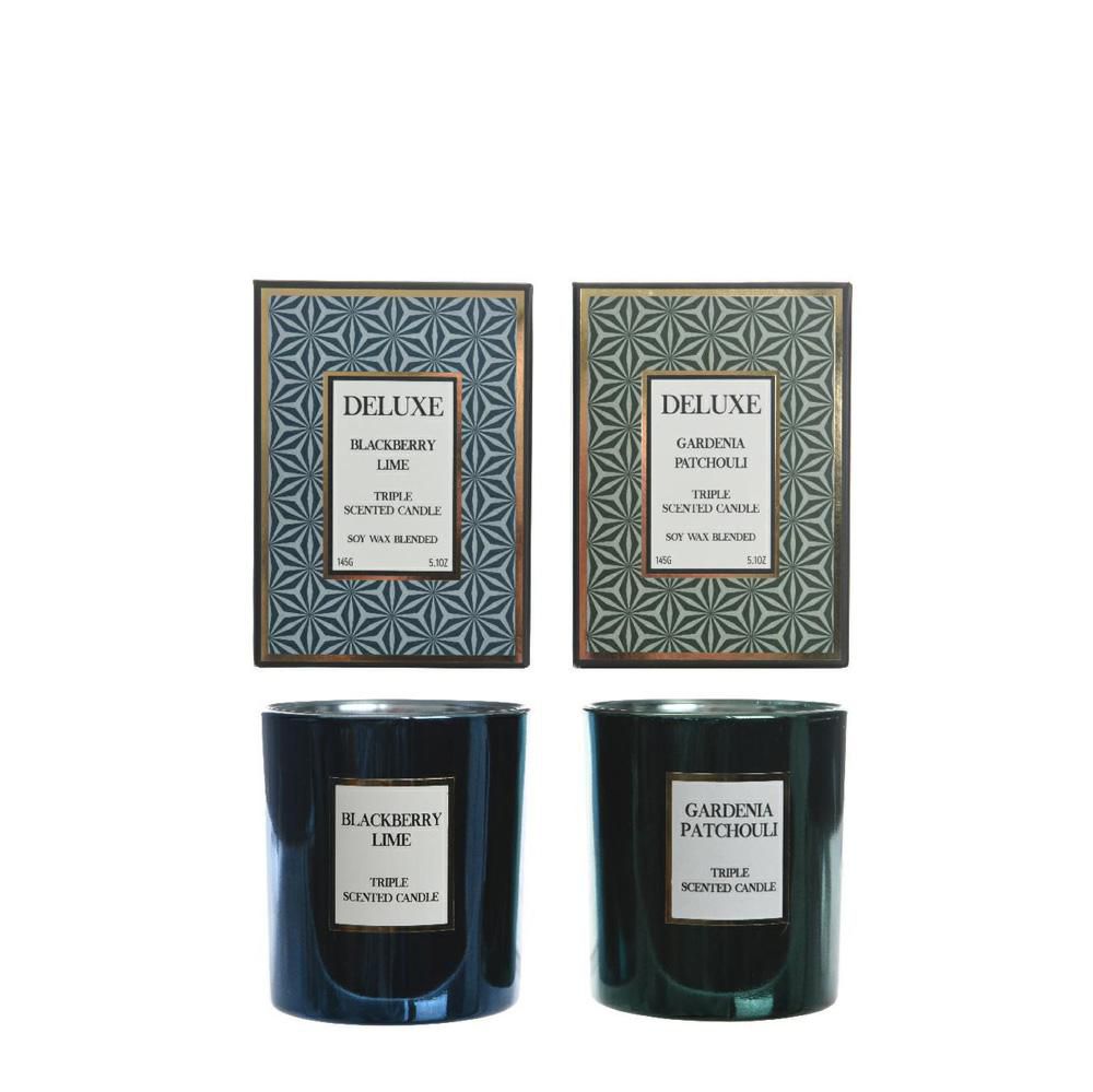 CANDELA PROFUMATA D.7,5CM H.10 CM CONF.PZ.2 PROF.DELUXE ASS.