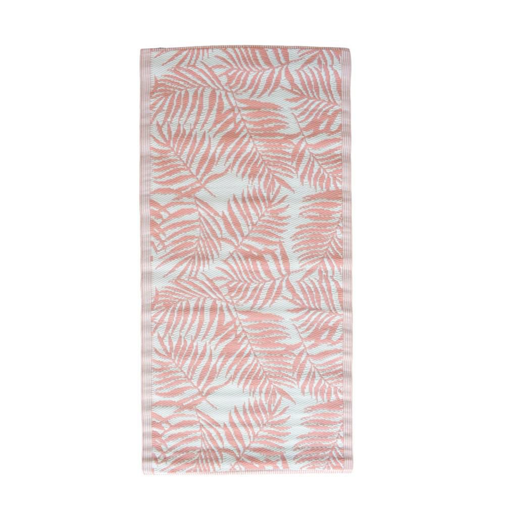 TAPPETO 180X90 CM -FOGLIE- 3 ROSA