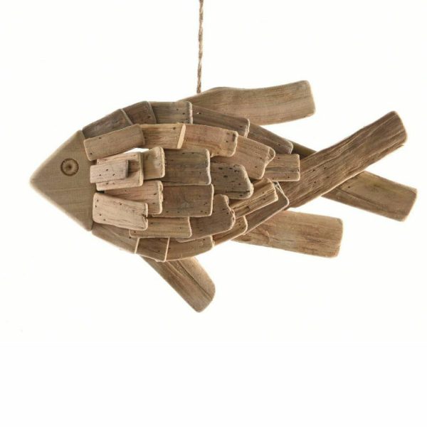 PESCE LEGNO DRIFT D/APP. 39X22 NATURALE PESCE LEGNO DRIFT D/APP. 39X22 NATURALE
