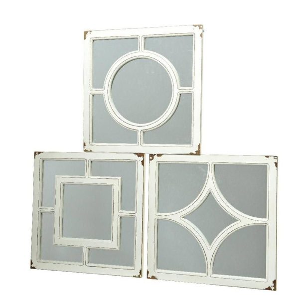 SPECCHIO QUADRATO 40X40X2 CM DECORATO C/GANCIO 3 ASS. BIANCO SPECCHIO QUADRATO 40X40X2 CM DECORATO C/GANCIO 3 ASS. BIANCO