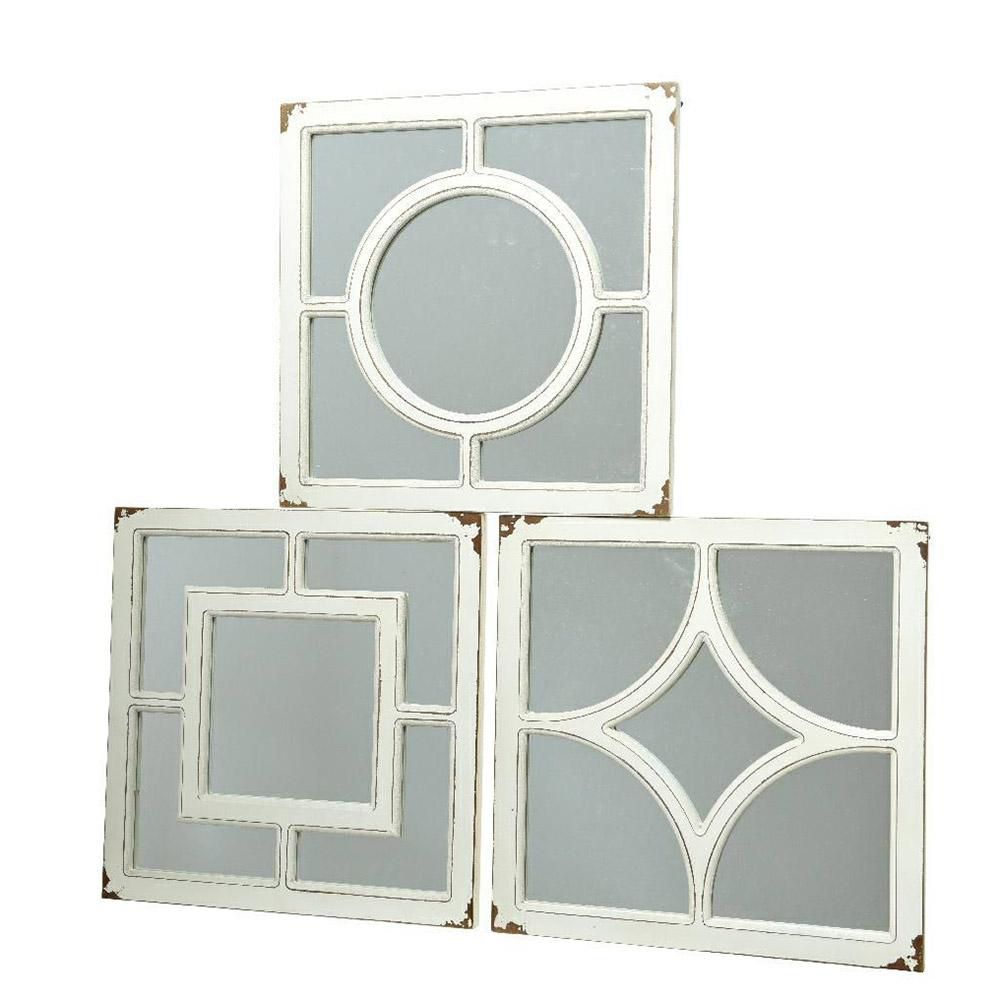 SPECCHIO QUADRATO 40X40X2 CM DECORATO C/GANCIO 3 ASS. BIANCO SPECCHIO QUADRATO 40X40X2 CM DECORATO C/GANCIO 3 ASS. BIANCO