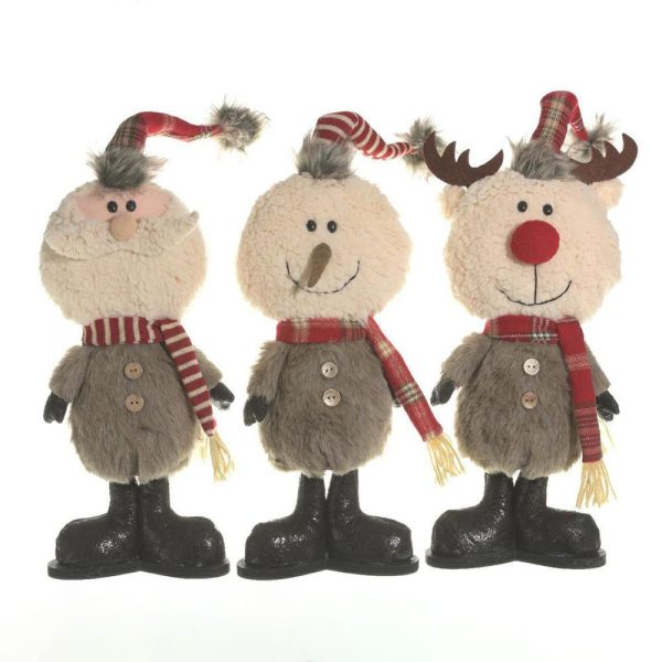 SOGGETTO NATALE PELUCHEH.36 CM C/SCIARPA ASS. SOGGETTO NATALE PELUCHEH.36 CM C/SCIARPA ASS.