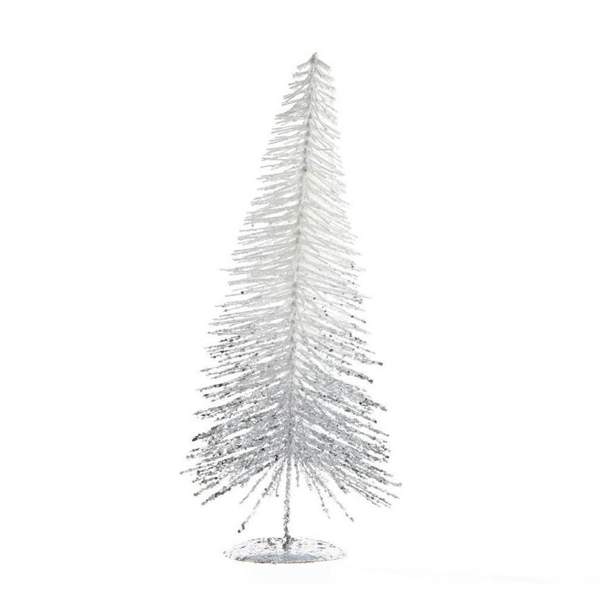 ALBERO POLY D.19 H.60 CM -COLOURFLOW- GLITTER ARGENTO