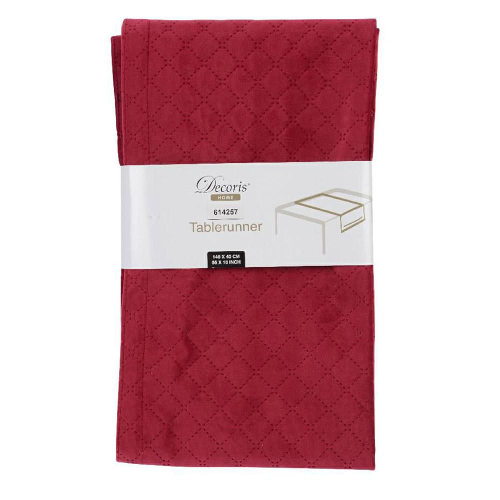 RUNNER VELLUTO 40X140 CM ROSSO RUNNER VELLUTO 40X140 CM ROSSO