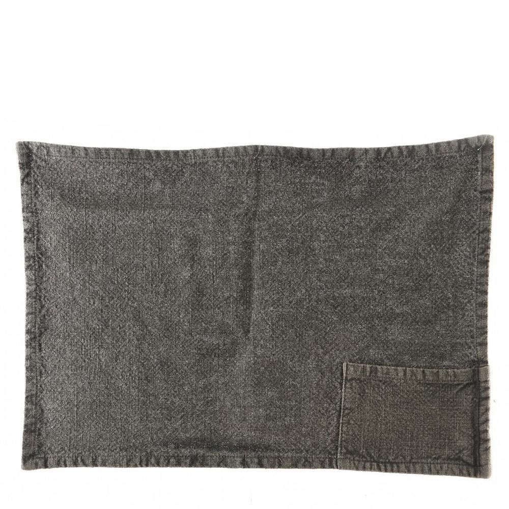 TOVAGLIETTA AMERICANA COTONE 33X48 STONEWASH GRIGIO