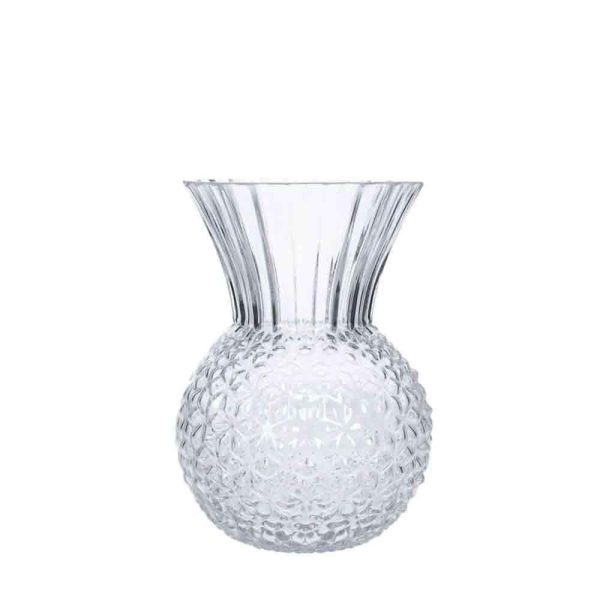 VASO VETRO -ANANAS- 15X15X22 TRASPARENTE KN VASO VETRO -ANANAS- 15X15X22 TRASPARENTE KN