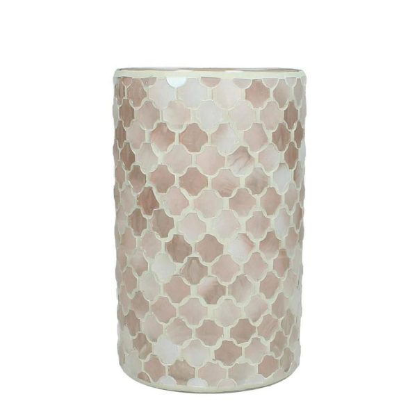 PORTATEALIGHT VETRO D.12 CM H.20 CM ROSA PORTATEALIGHT VETRO D.12 CM H.20 CM ROSA