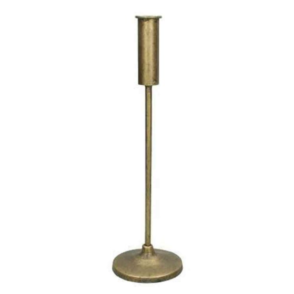 CANDELIERE METALLO D.9 CM H.32 CM ORO CANDELIERE METALLO D.9 CM H.32 CM ORO