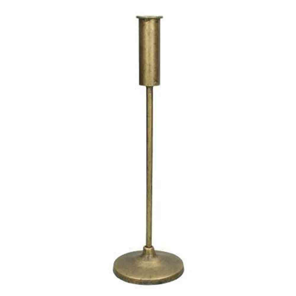 CANDELIERE METALLO D.9 CM H.32 CM ORO