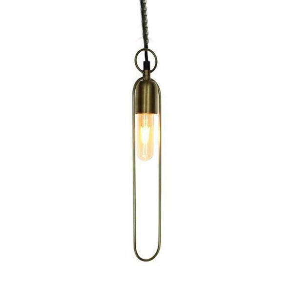 LAMPADA METALLO D/SOFFITTO 6,5X6,5X41 CM ORO KN LAMPADA METALLO D/SOFFITTO 6,5X6,5X41 CM ORO KN