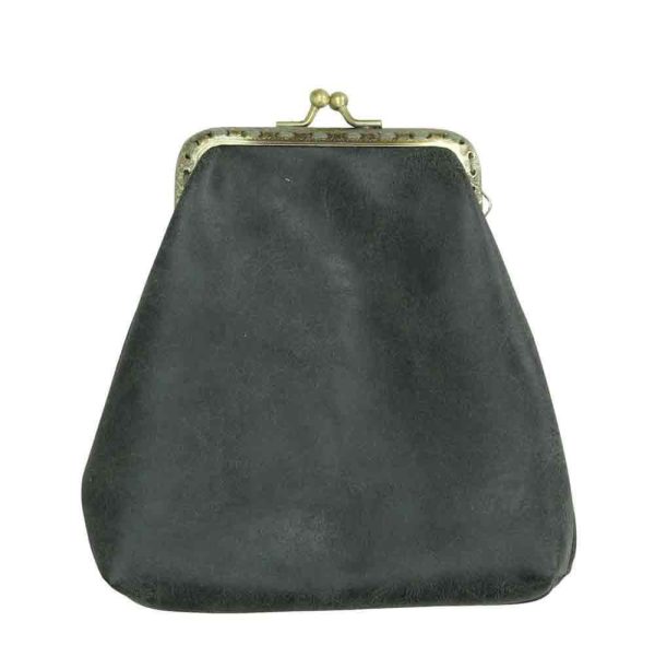 PORTA SPICCIOLI ECOPELLE 9X6X14 CM VERDE