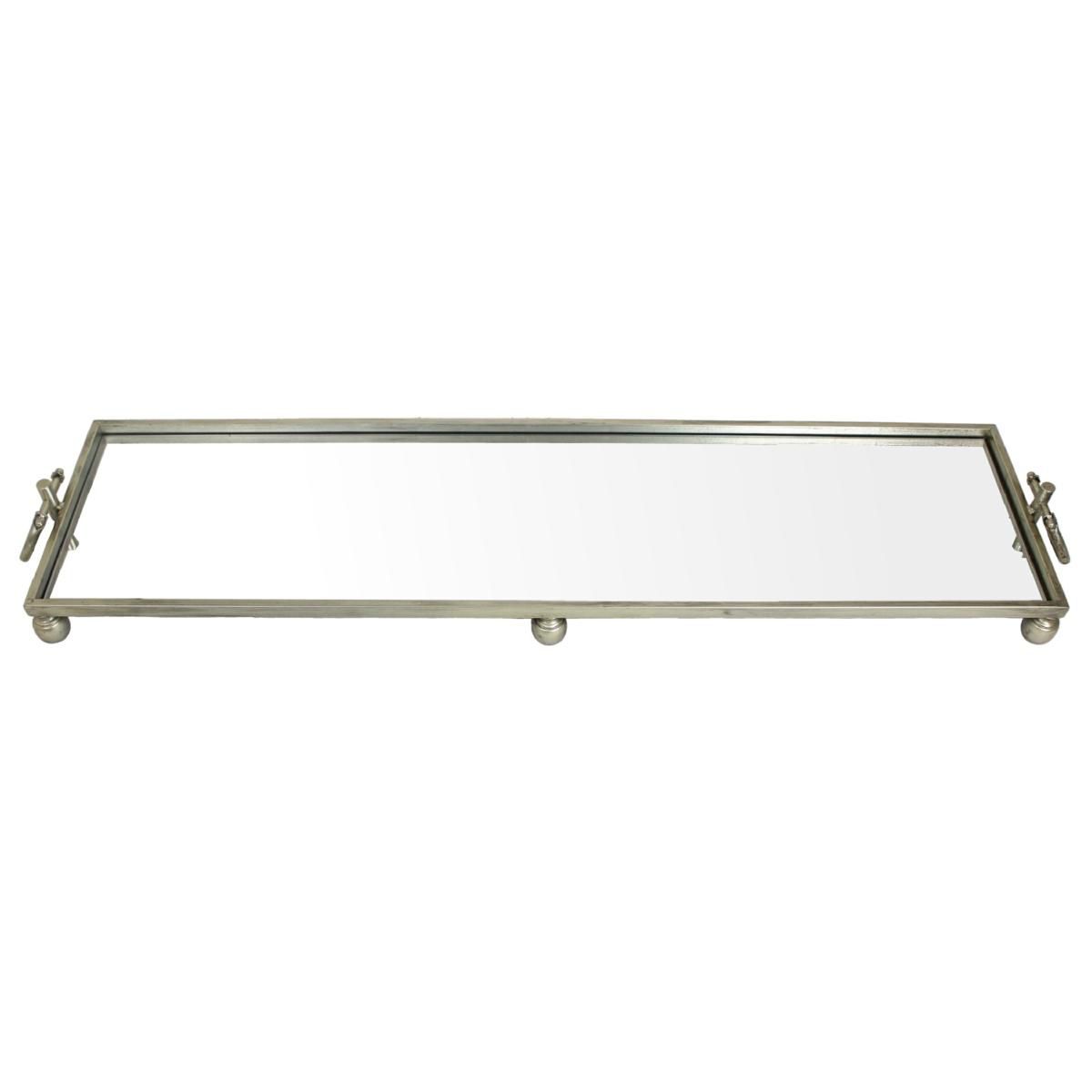 VASSOIO METALLO/SPECCHIO 119,5X31X11 CM ORO