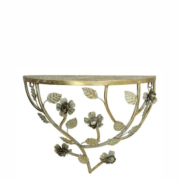 CONSOLLE METALLO 44,5X20 CM H.35 CM ORO CONSOLLE METALLO 44,5X20 CM H.35 CM ORO