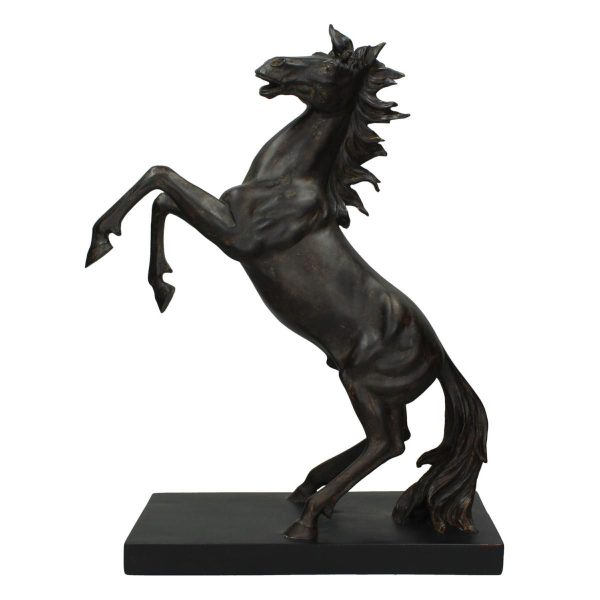 CAVALLO POLIRESINA 32X14X46 CM MARRONE CAVALLO POLIRESINA 32X14X46 CM MARRONE