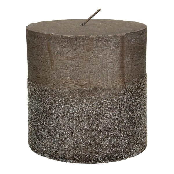 CERO GLITTERATO D.10 CMH.10 CM ORE 65 MARRONE CERO GLITTERATO D.10 CMH.10 CM ORE 65 MARRONE