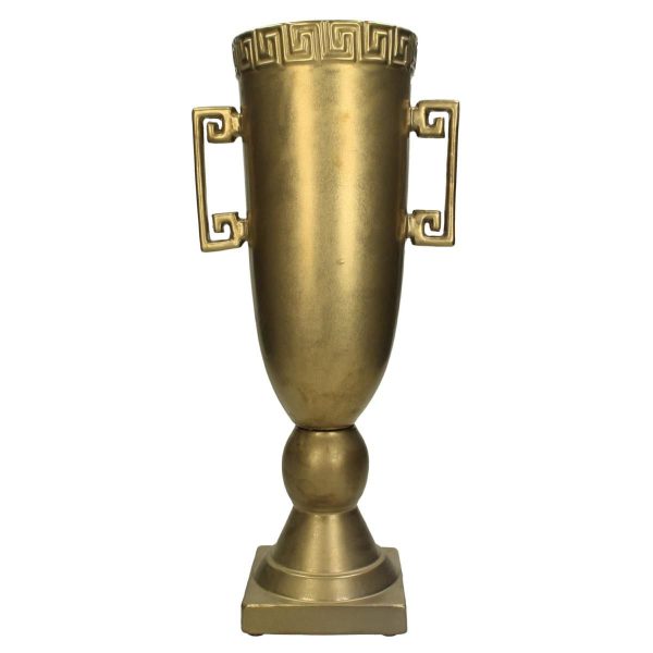 VASO GRES 21X15 CM H.47CM ORO VASO GRES 21X15 CM H.47CM ORO