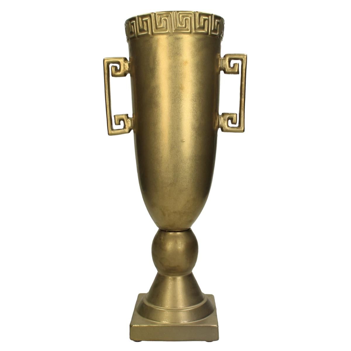 VASO GRES 21X15 CM H.47CM ORO VASO GRES 21X15 CM H.47CM ORO