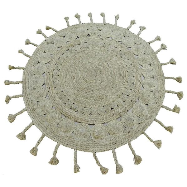 TAPPETO JUTA TONDO D.130 CM NATURALE TAPPETO JUTA TONDO D.130 CM NATURALE