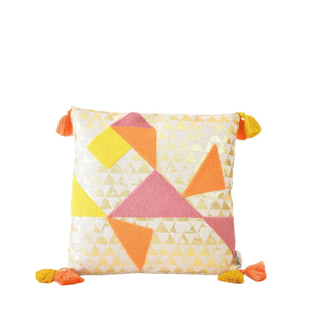 CUSCINO TESSUTO 60X60 CM H.8 CM MULTICOLOR