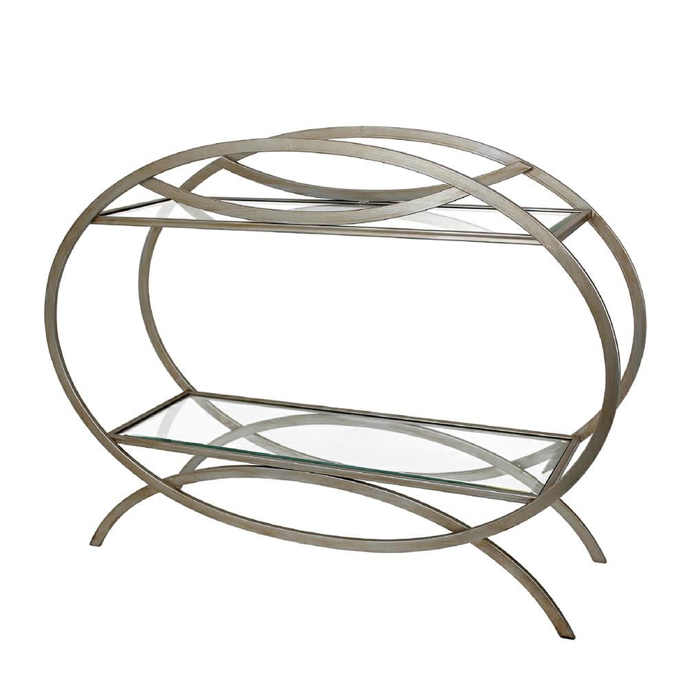 TAVOLO METALLO 99X29,5 CM H.75,5 CM ARGENTO TAVOLO METALLO 99X29,5 CM H.75,5 CM ARGENTO