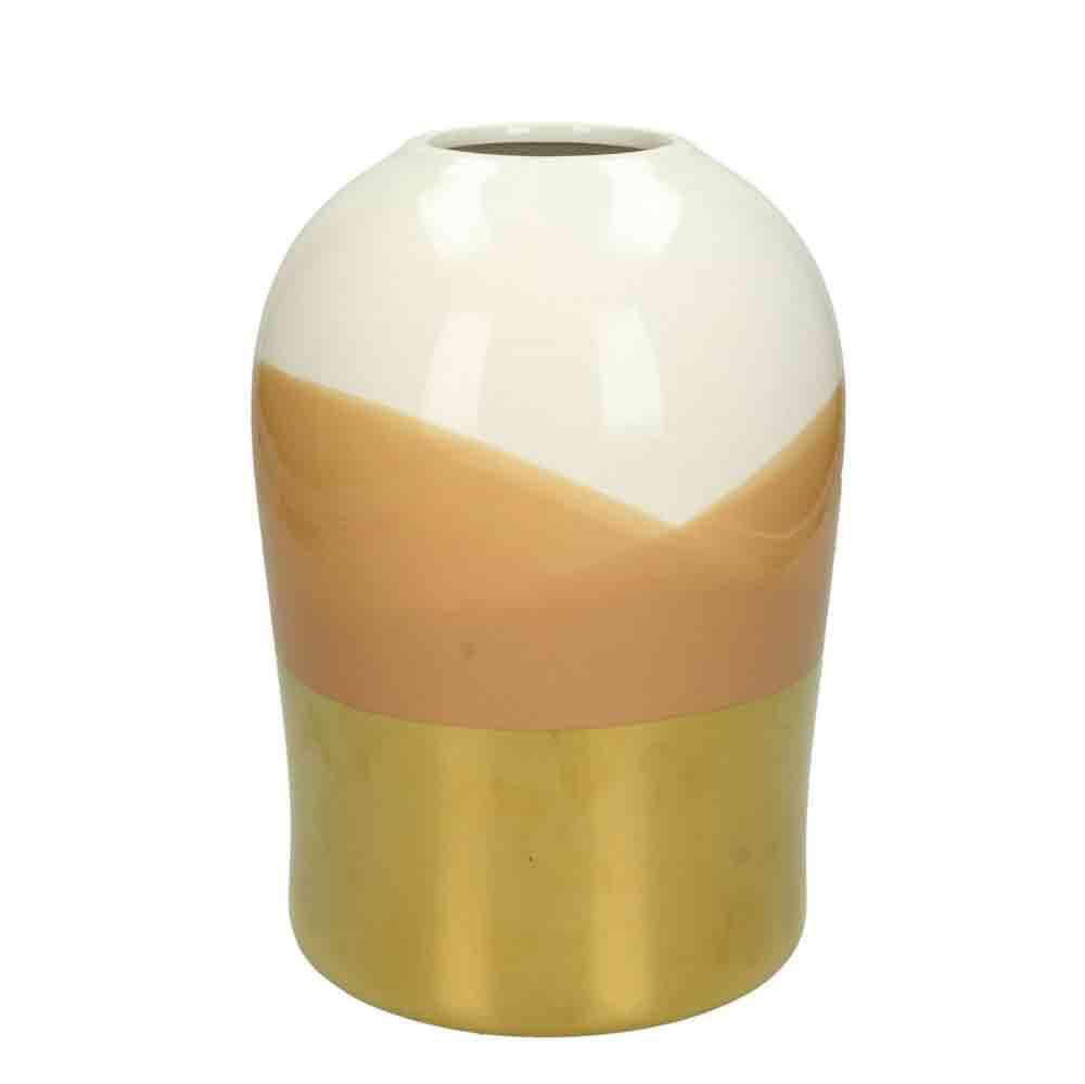 VASO CERAMICA D.16 CM H.23 CM ARANCIO/GIALLO VASO CERAMICA D.16 CM H.23 CM ARANCIO/GIALLO