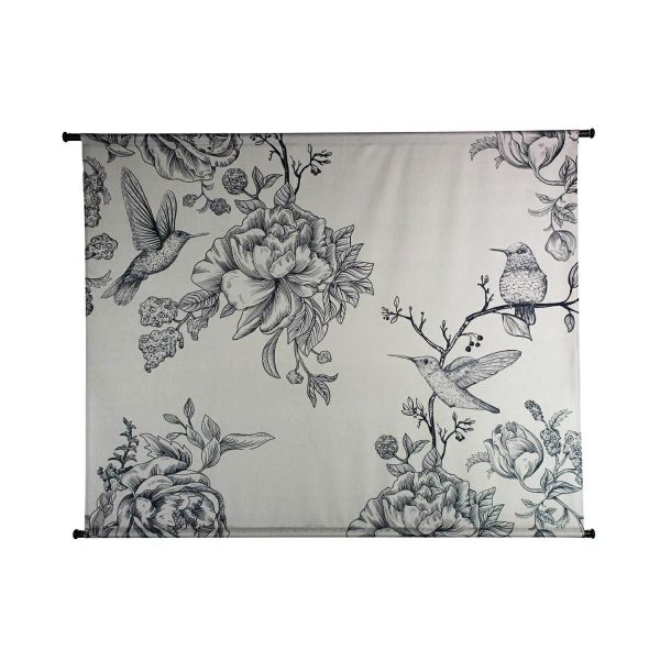 ARAZZO -BIRDS- VELLUTO 145X110 CM GRIGIO ARAZZO -BIRDS- VELLUTO 145X110 CM GRIGIO