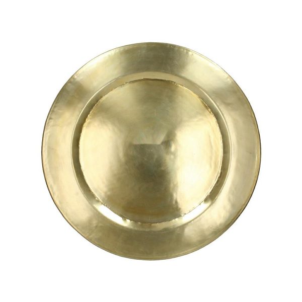 PIATTO METALLO D.57 CM H.1,5 CM ORO PIATTO METALLO D.57 CM H.1,5 CM ORO