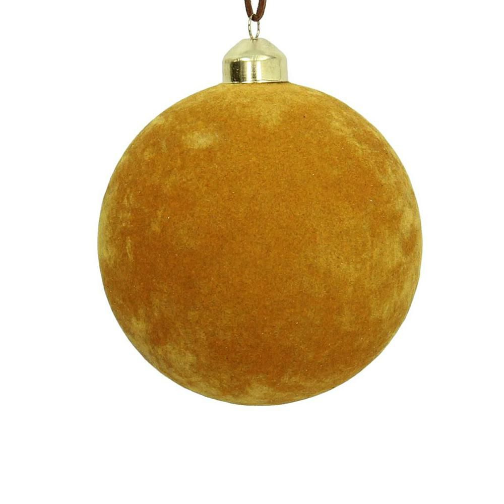 SFERA VETRO/VELLUTO MM.100 CM GIALLO SENAPE SFERA VETRO/VELLUTO MM.100 CM GIALLO SENAPE