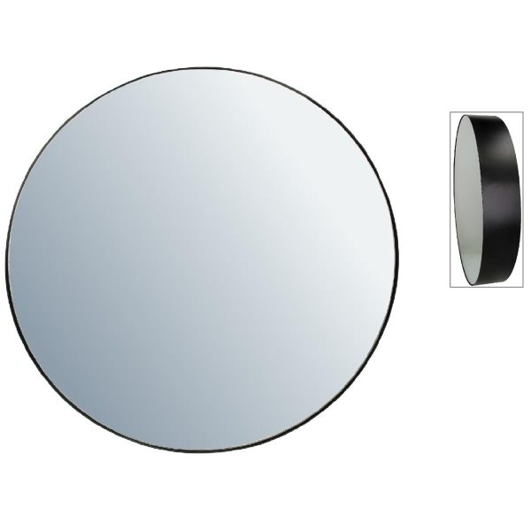 SPECCHIO METALLO TONDO D.57 CM NERO SPECCHIO METALLO TONDO D.57 CM NERO