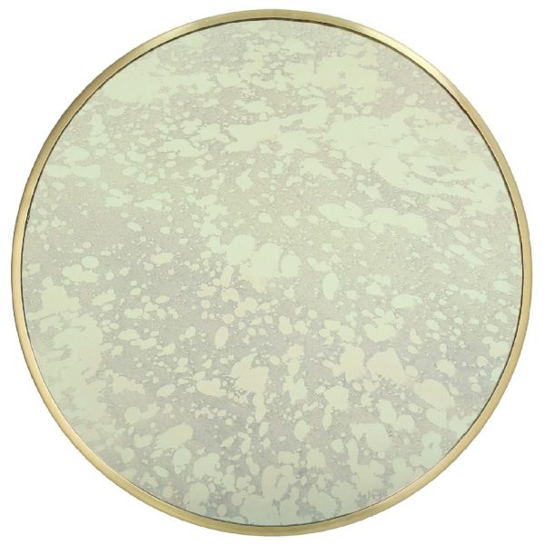 SPECCHIO METALLO INOSSIDABILE TONDO D.50 CM OTTONE SPECCHIO METALLO INOSSIDABILE TONDO D.50 CM OTTONE